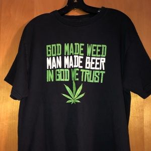 Weed/Beer shirt